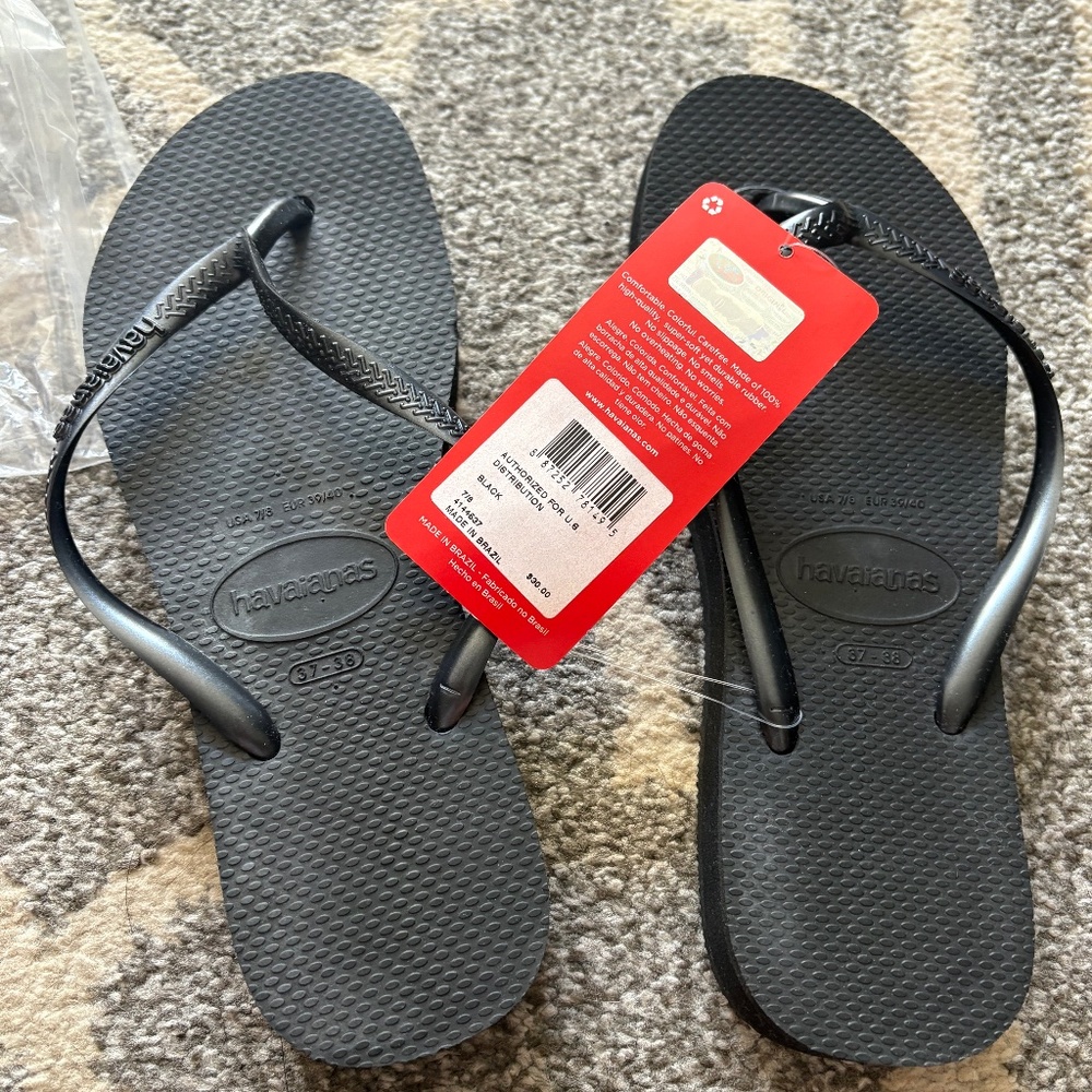 Havaiana Flip Flops Black